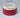 A handmade ceramic spaniel bowl in red and white with the name Rolo on the rim