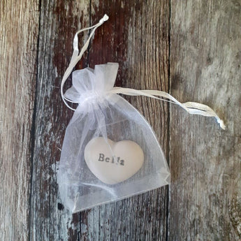 Personalised Pebble Hearts - Chow Bella Ltd
