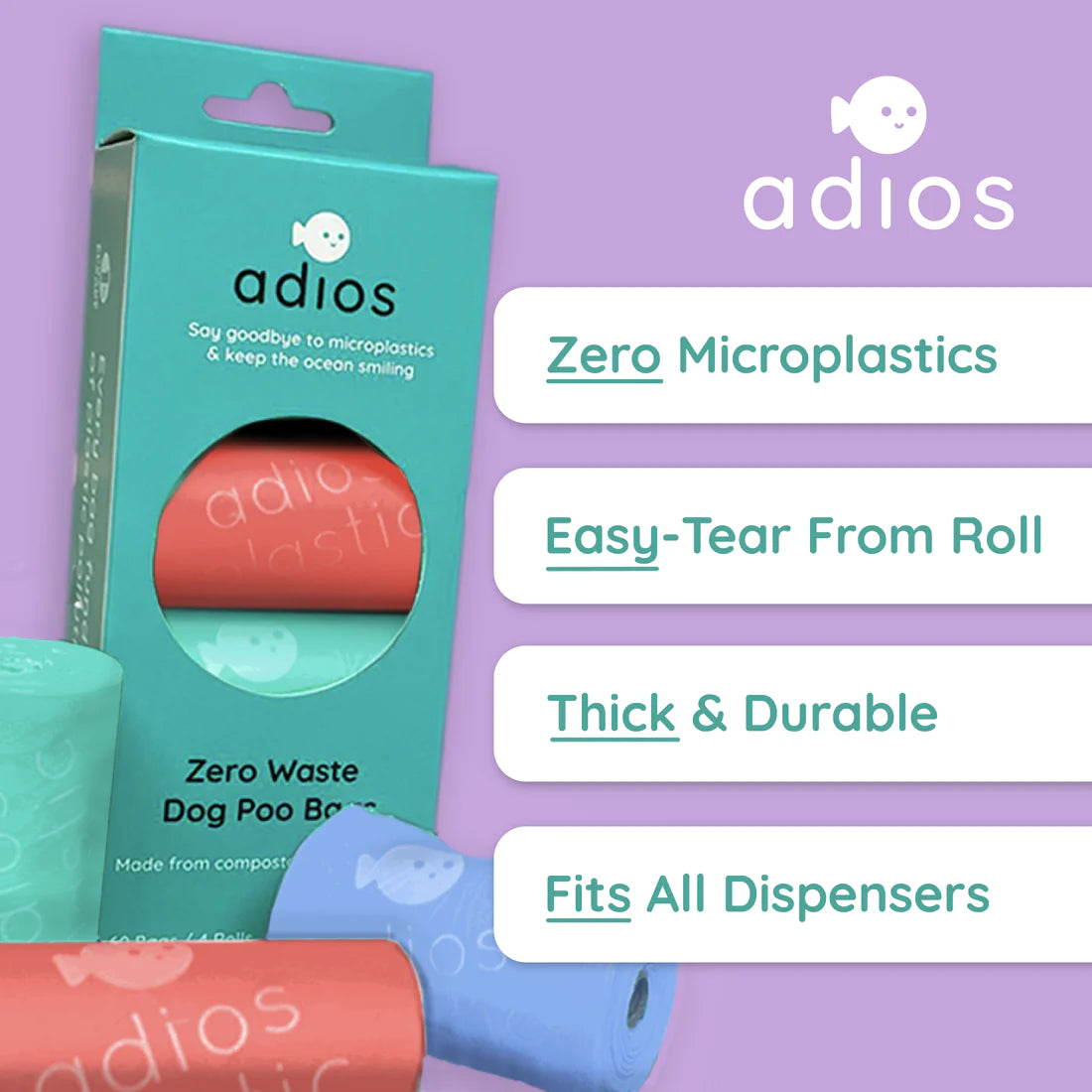 Adios Compostable Poo Bags