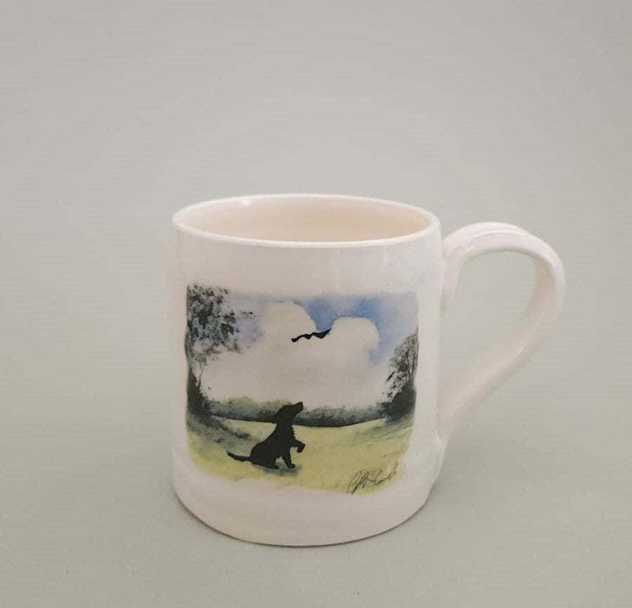 Spring Mug – Cocker Spaniel & Bird