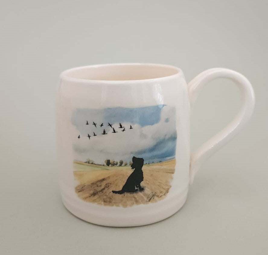 Autumn Mug – Cocker Spaniel & Geese