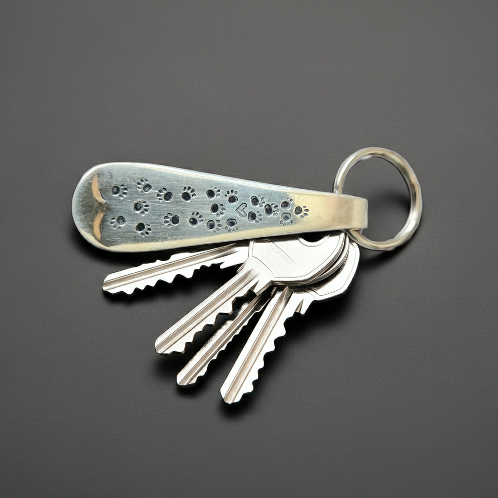 Scratch Key Rings Hand Stamped Vintage Cutlery Key Rings – Chow Bella Ltd
