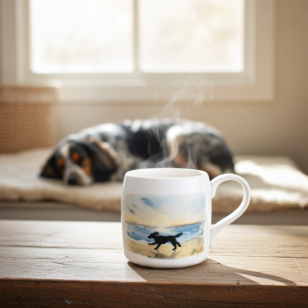 Summer Mug – Cocker Spaniel at the Beach