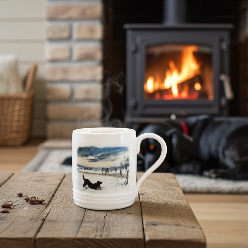 Winter Mug – Cocker Spaniel in the Snow