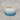 handmade ceramic spaniel bowl in ombre blue