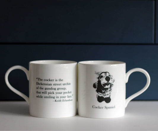 Cocker Quote Mugs - Chow Bella Ltd